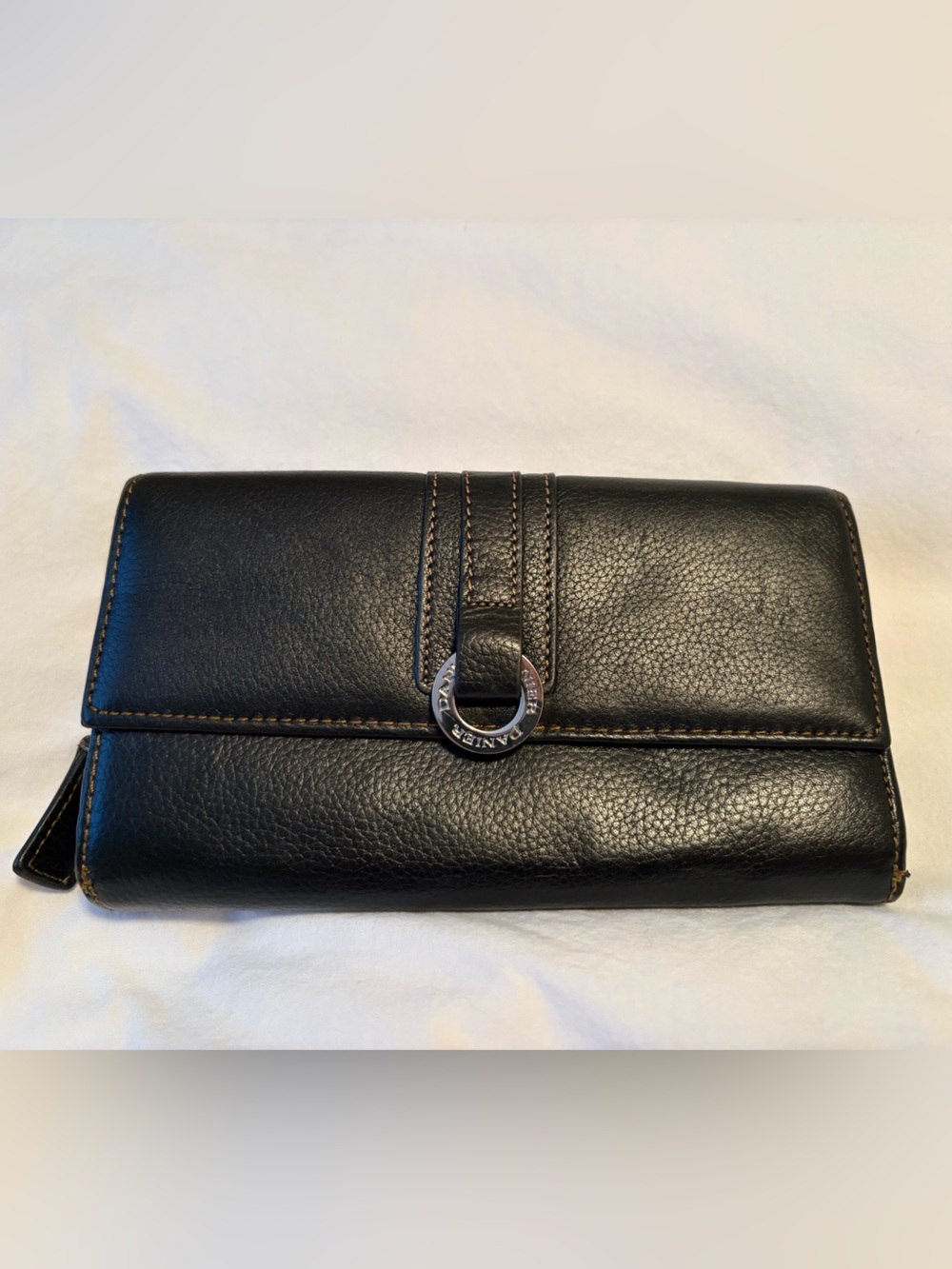 Danier Black Genuine Leather Large Organizer Wallet